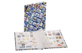 STAMP COLLECTION BOOK HOBBY WHITE PAGES